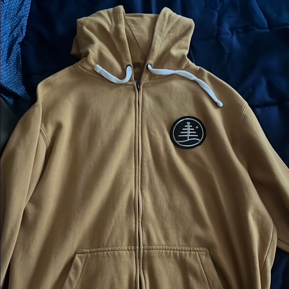 Burton Tan Fleece Hoodie